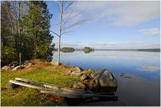 Maine Lakefront property for sale, view